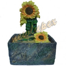 Fontana zen orientale girasole